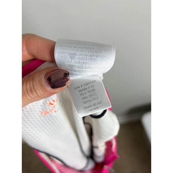 Pearl Izumi Pink White Black Triathlon Cycling Tank Top Sleeveless Size Large Wm - Picture 5 of 7